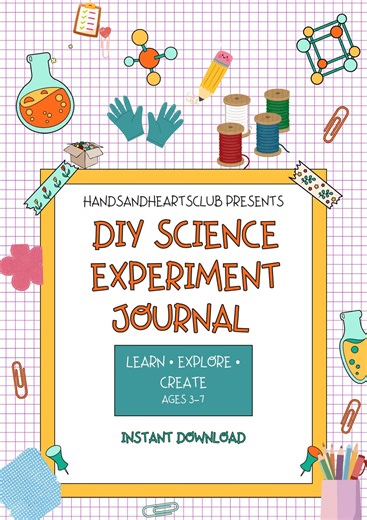 DIY Science Experiments for Kids | Printable STEM Journal (PDF Download) - Etsy Canada