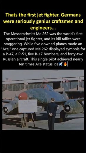 The Unfair Advantage: Me 262’s Deadly Record #history #ww2