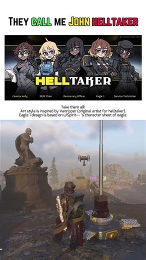 They Call Me John Helltaker - Helldivers 2 #shorts