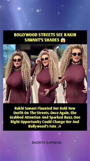 😲 RAKHI SAWANT GRABS ATTENTION AGAIN! #shorts