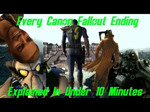 Every (possible) Canon ending to the Fallout Games Explained - Fallout lore explained