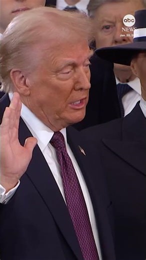 Trump sworn into office for a 2nd term