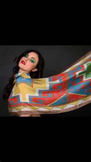 Anet's Collection on Instagram: "Are you in search of the Armenian Alphabet scarf? Well, you're in luck because we only have one left! Don't miss out on this beautiful rectangle, silk scarf featured in the image. Who will be the lucky one to snag the last one? #anetscollection #silk #scarf #armenian #buyarmenian"