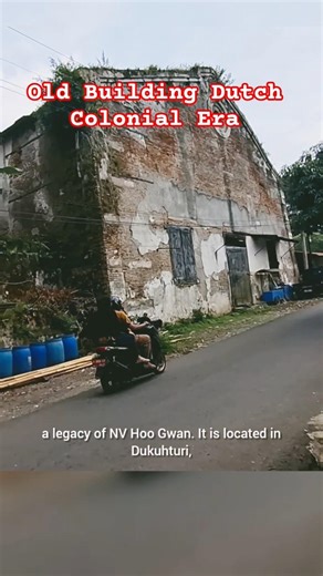 Old building from the Dutch colonial era, tapioca factory exporting to Europe #heritage #dutch