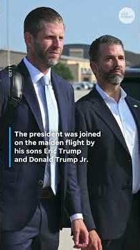 President Trump takes first official trip on new Air Force One