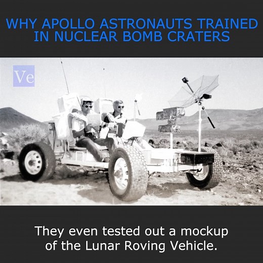 287K views · 2.1K reactions | Why the Apollo Astronauts Used Explosion Test Sites for Space Training ☢  | Veritasium | Facebook
