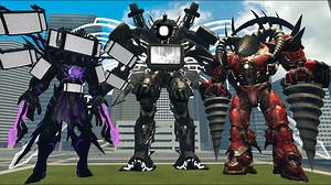 New Drill Titan Ultimate Vs New Tri-titan Vs Titan TV Man! In Garrys Mod! | Piyush Gaming