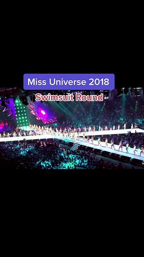 Miss Universe 2018 swimsuit round #missuniverse #catrionagray #impactarena #bangkok