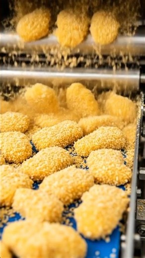 Chicken Nuggets factory making step by step #factory #factoryproducts #trending #food #viral #shorts