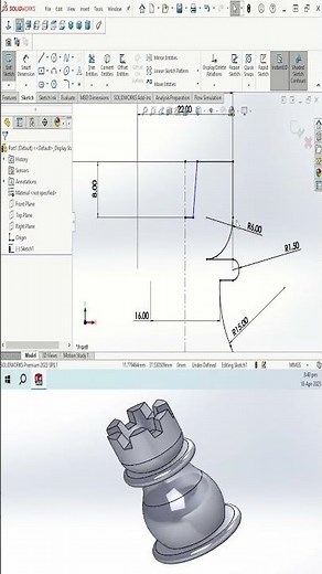 SolidWorks Tutorial: Practice Problem 7.1 #solidworks #solidworkstutorial #cad #feature #pattern