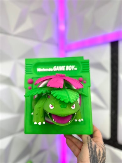 50K views · 551 reactions | XXL Green Edition Game Boy Cassette  Which next? Vote! 落STL : https://makerworld.com/models/879520 Filament: PLA⏰ Print Time : 56h️Printer: x1c Slicer: Bambu Studio 〰️Layer Height 0.2 mm 10% Infill. Supports | Print Warriorr | Facebook