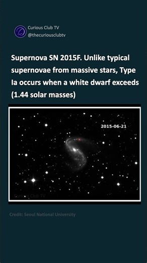 Type Ia Supernova Explosion 80 M Light years away.