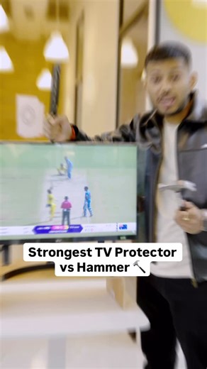 129K views · 200 reactions | World’s Strongest TV Screen Protector vs Hammer  #knife #sharpest #tv #protector #gadget #amazon #amazing #display #instagram #reels | Tech Burner | Facebook