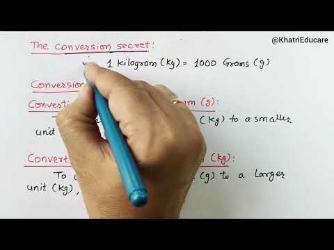 Measurement - Measurement of Weight with unit conversion - Maths - Class 3 - Part 4