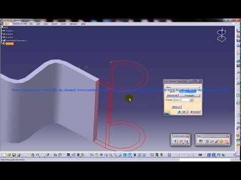 Catia V5 Tutorial|User Flange with Basic|Profile and Spine|Sheetmetal Workbench