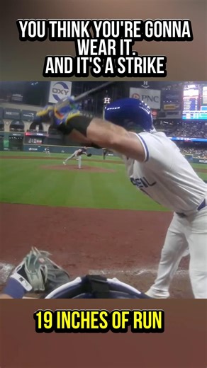 Coming right at you and catches the plate. Logan Webb’s front hip sinker. 😱 #mlb