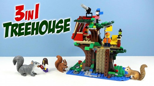 Lego Creator 3 In 1 Treehouse Adventures Set 31053