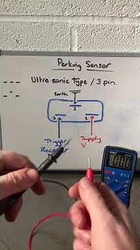 How to Test a Parking Sensor.