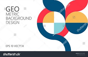 Abstract Vector Geometric Pattern Background Design Stock Vector (Royalty Free) 1809169387 | Shutterstock