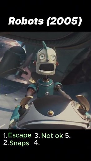 Robots (2005) | Robot City chase sequence