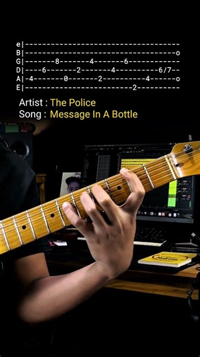 The Police - Message In A Bottle #guitarvibes #guitartutorial #learnGuitar #forbeginners