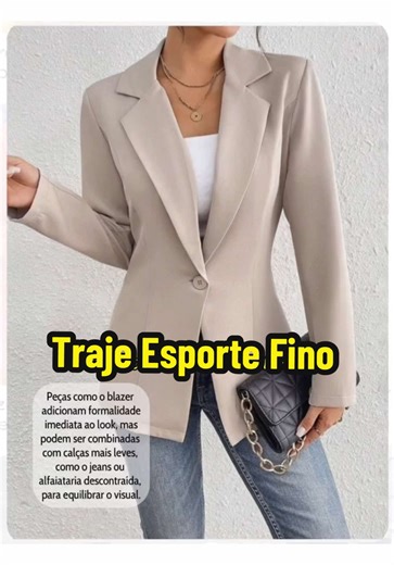Traje Esporte Fino Feminino: Elegância sem Exageros