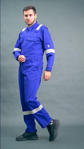 Electrician Mechanic Work Clothes Fire Resistant Anti Static Workwear Clothing Orange Coveralls