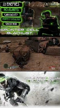One Mistake Ruins Everything | Ghost Run Challenge - Splinter Cell Blacklist Realistic Difficulty
