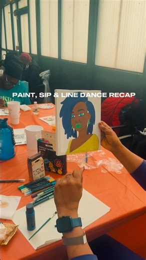 Paint, Sip & Line Dance Recap