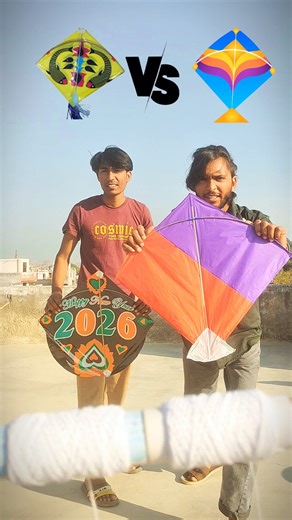 PAPER KITE VS POLYTHENE KITE 🪁 #kiteflying #kite #shorts #trendingshorts