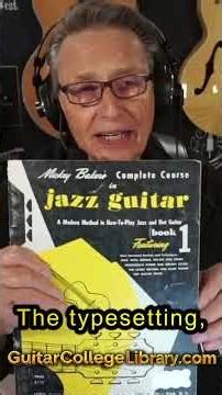 Mickey Bakers Jazz Guitar Course #shorts