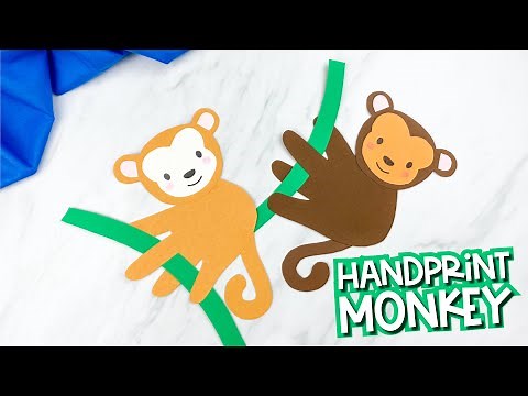 Handprint Monkey Craft