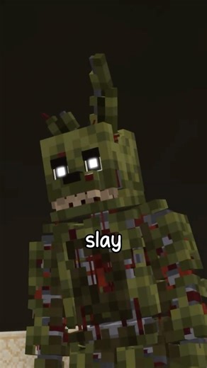 Slaying Springtrap in Minecraft?