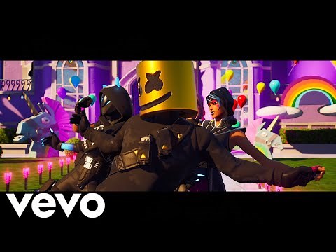 Marshmello - VIBR8 (Fortnite Music Video) New Marshmello Maximum Bounce Emote!