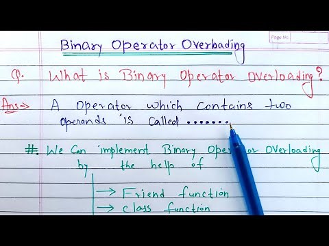 Binary operator overloading in C++ | C++ program add two numbers using binary operator overloading