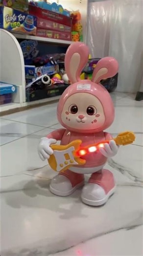 This Cute Rabbit Guitar Toy Will Blow Your Mind! 🤩🎸✨ (Unexpected Lights & Moves)