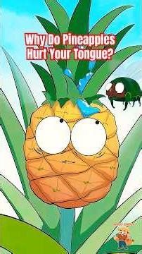Why Do Pineapples Hurt Your Tongue? (The Dark Secret) #pineapple #animation