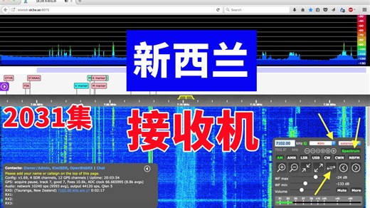 新西兰KiwiSDR 2接收机，最佳高频软件定义无线电设备之一