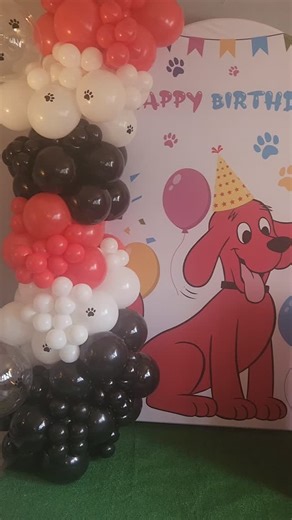 Nanni Balloons & More LLC on Instagram: "Clifford the big red dog birthday theme"