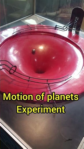Motion of planets around Sun demonstration Experiment ‪@VickyScienceAcademy‬