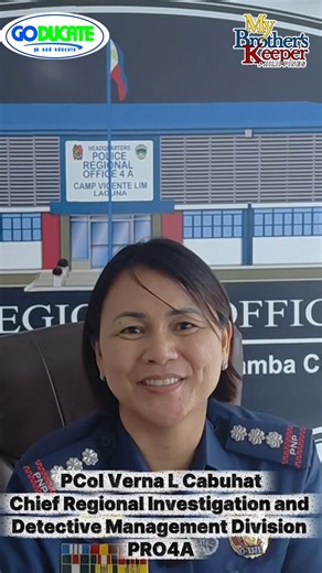 PCOL Verna L. Cabuhat shares her reflections and key takeaways from the 21st Century Leadership Training Program, emphasizing values-based leadership and its importance in guiding today’s uniformed personnel. Music used is for educational purposes only. No copyright infringement intended. All rights belong to their respective owners. | My Brother's Keeper Philippines