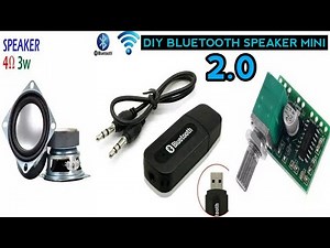 DIY Bluetooth Speaker Mini | Merakit Mini speaker 2Inch | Pam8403 with bluetooth reciver | SINAU28
