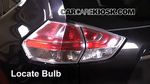 Tail Light Replacement on 2016 Nissan Rogue S 2.5L 4 Cyl.