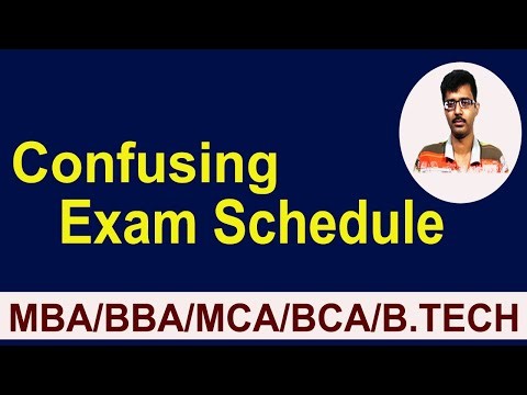 MAKAUT EXAMINATION SCHEDULE
