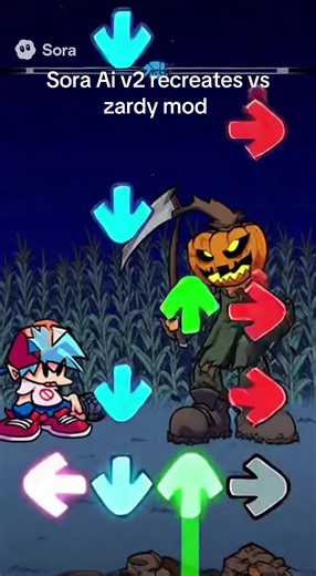 Sora Ai v2 Mod in Friday Night Funkin'