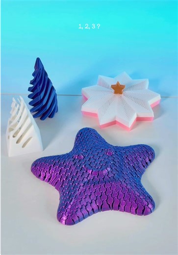 Top 3 viral 3D-printed fidget toys you can’t stop touching 🤯 🖨 3D Printer: Bambu Lab A1 Combo 📦 Model: MakerWorld 🔗 Link in BIO #bambulab #bambuletsmakeit #3dprint #fidget @BAMBULAB Official