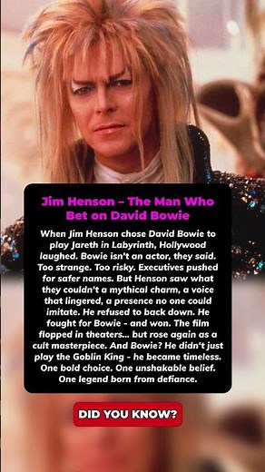 Why David Bowie Became the Perfect Goblin King