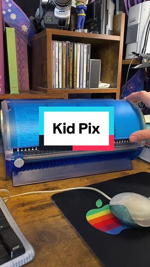 This version of Kid Pix was released in 1999. It is free to play online. Here it is on original hardware. #kidpix #imacg3 #1995 #vintagecomputers #retro #apple #vintage