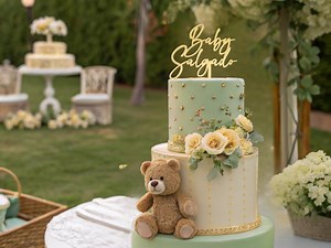 Personalized Baby Shower Cake Topper, Baby Name Cake Topper, Wood Name Cake Topper, Custom Baby Name Topper, Baby Shower Decor - Etsy