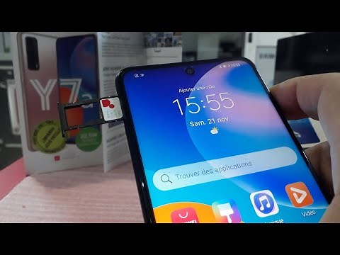 How to put a 2 SIM card in Huawei Y7a